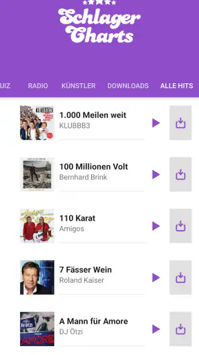 Schlager Charts: Musik & Radio screenshot 8