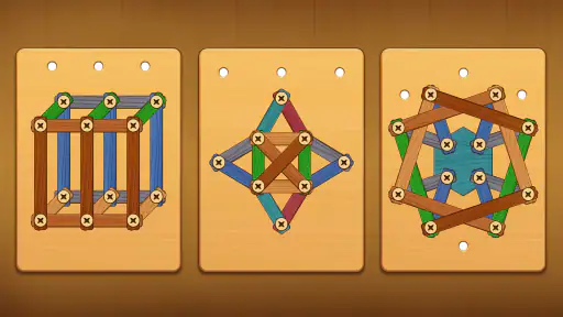 Screw Nuts - Wood Bolts screenshot 1