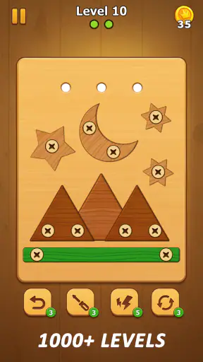 Screw Nuts - Wood Bolts screenshot 3