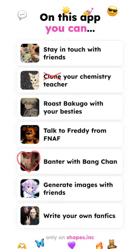 shapes.inc - AI with friends screenshot 7