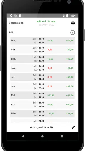 ShiftCal+ Dienstplan Kalender screenshot 3
