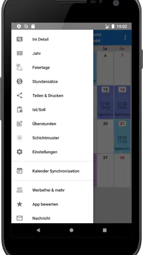 ShiftCal+ Dienstplan Kalender screenshot 7