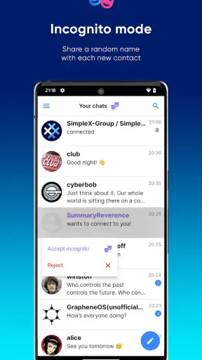 SimpleX Chat screenshot 3