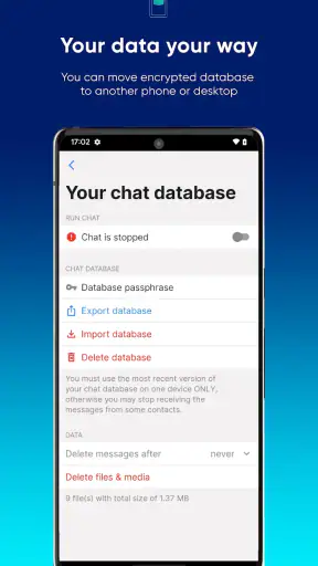 SimpleX Chat screenshot 7