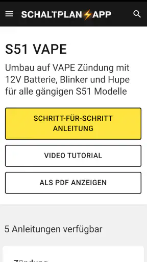 Simson Schaltplan App screenshot 3