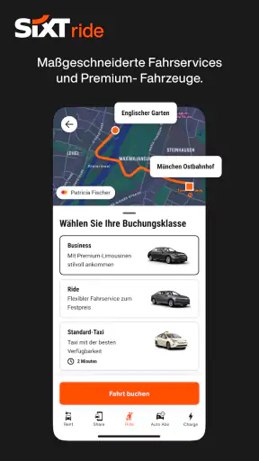 SIXT rent. share. ride. abo. screenshot 5