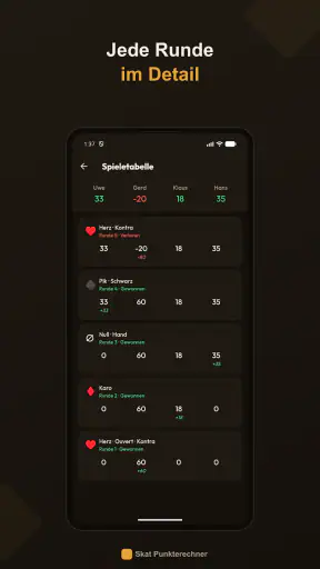 Skat Punkte Rechner screenshot 5
