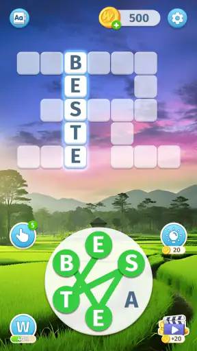 Sky Words: Kreuzworträtsel screenshot 1