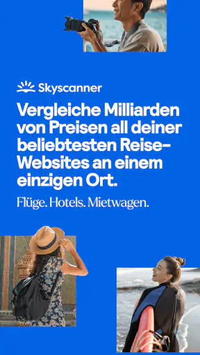 Skyscanner Flüge Hotels Autos screenshot 1