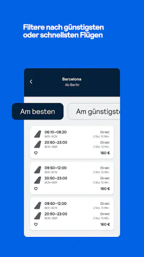 Skyscanner Flüge Hotels Autos screenshot 4