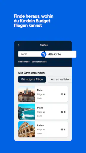 Skyscanner Flüge Hotels Autos screenshot 6