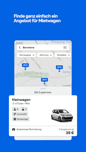 Skyscanner Flüge Hotels Autos screenshot 8