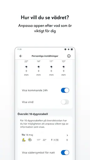 SMHI Väder screenshot 3