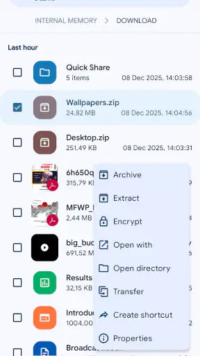 Solid Explorer Dateimanager screenshot 2