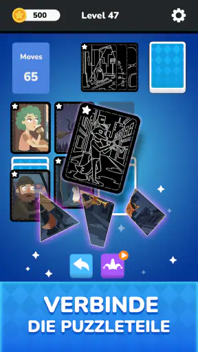 Solitaire - Puzzle Images screenshot 1