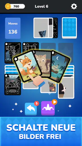 Solitaire - Puzzle Images screenshot 10