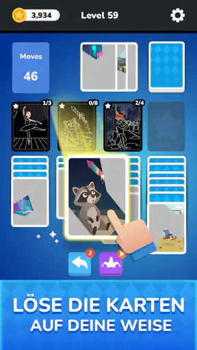 Solitaire - Puzzle Images screenshot 6