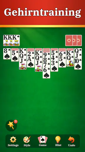 Spider Solitaire screenshot 3