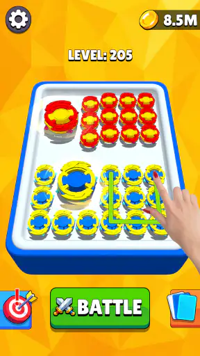 Spinner Merge Fight Spiel screenshot 2