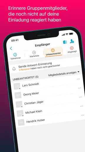 Spond; Mannschaftsorganisation screenshot 9