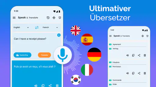 Sprechen und übersetzen screenshot 1