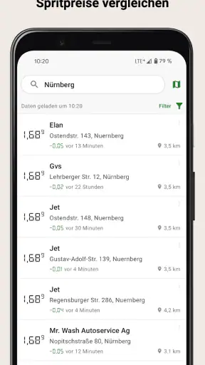 Spritpreise - günstig Tanken screenshot 1