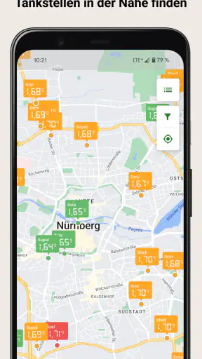 Spritpreise - günstig Tanken screenshot 2