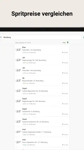 Spritpreise - günstig Tanken screenshot 6