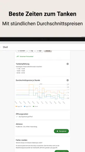 Spritpreise - günstig Tanken screenshot 9