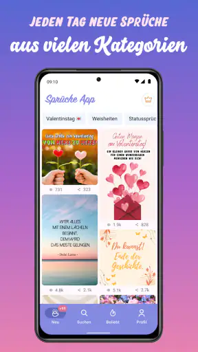 Sprüche App: Zitate & Bilder screenshot 2