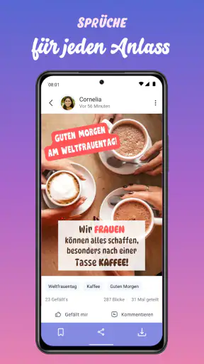 Sprüche App: Zitate & Bilder screenshot 3