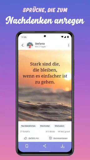 Sprüche App: Zitate & Bilder screenshot 7