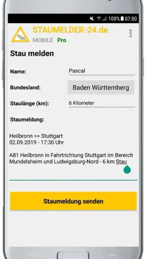 Staumelder MOBILE screenshot 5