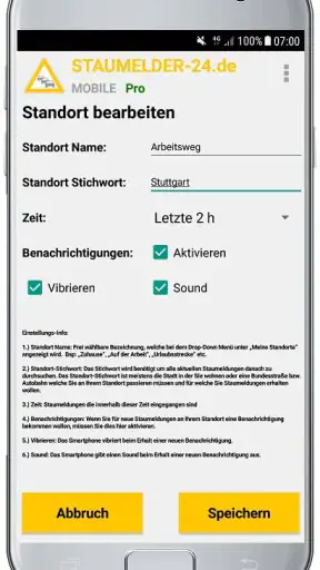 Staumelder MOBILE screenshot 7