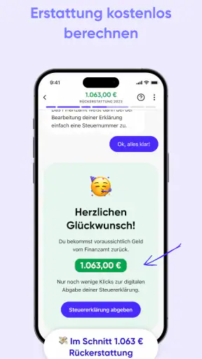 Steuerbot: Steuererklärung App screenshot 2