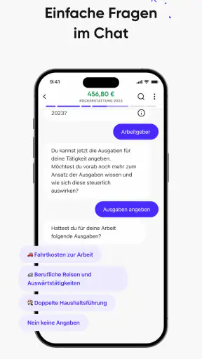 Steuerbot: Steuererklärung App screenshot 3