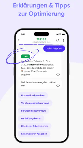 Steuerbot: Steuererklärung App screenshot 4