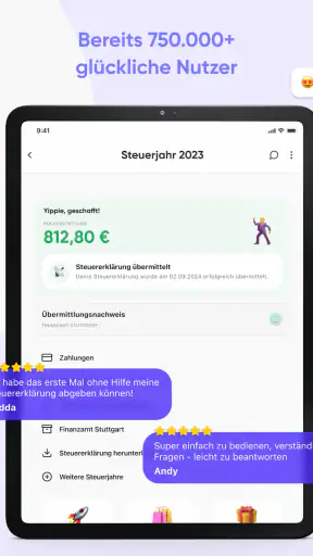 Steuerbot: Steuererklärung App screenshot 9