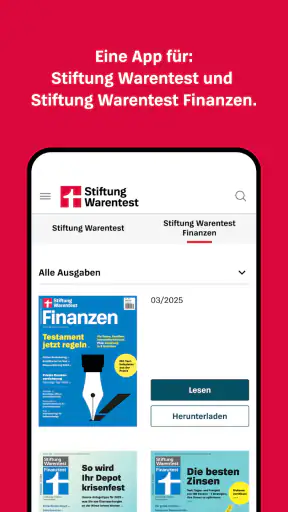 Stiftung Warentest screenshot 2