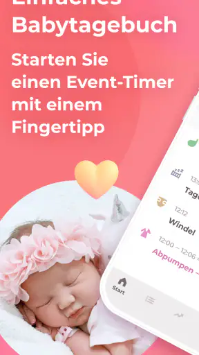 Stillen Tracker & Babytagebuch screenshot 1