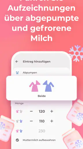 Stillen Tracker & Babytagebuch screenshot 7