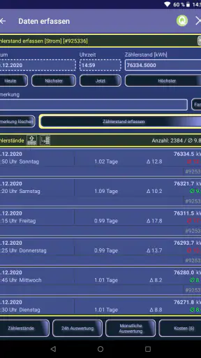 Strom & Zählerverwaltung screenshot 11
