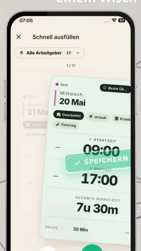 StundenApp screenshot 3