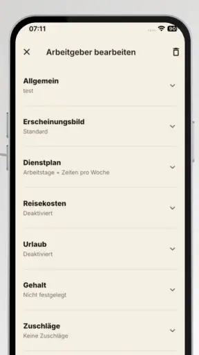 StundenApp screenshot 6