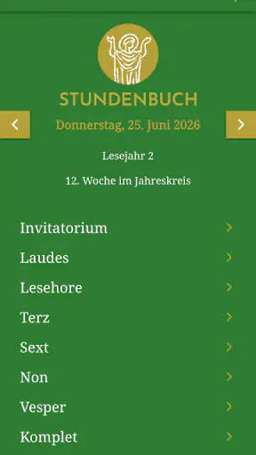 Stundenbuch - Stundengebet screenshot 2