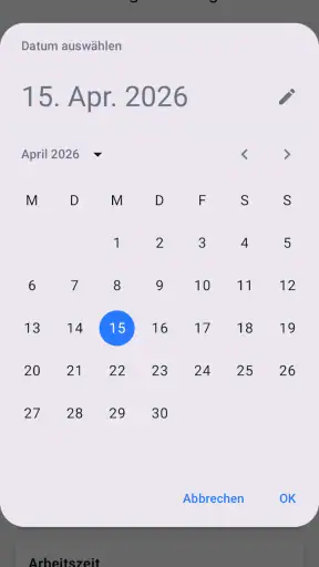 Stundenrechner screenshot 5