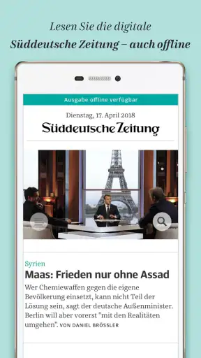 Süddeutsche Zeitung screenshot 1
