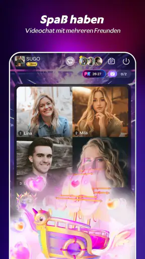 SUGO: Sprach-Chat- Partei screenshot 4
