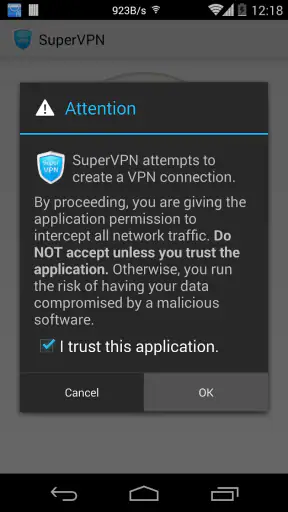 SuperVPN - Fast VPN Proxy screenshot