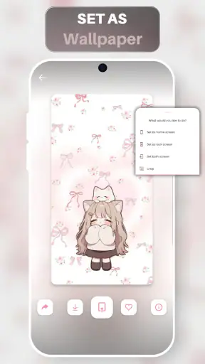 Süße Kawaii Hintergrundbildern screenshot 8